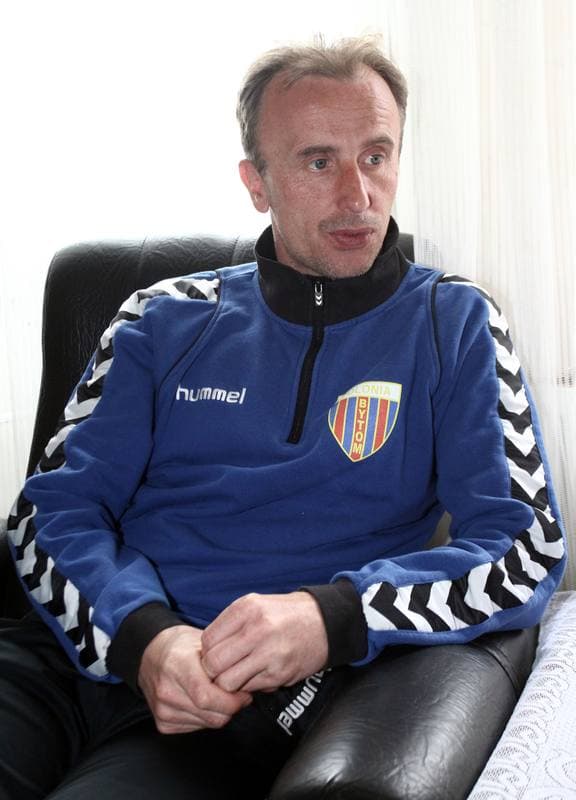 Football. Polonia Bytom. Press Conference. 30.04.2013