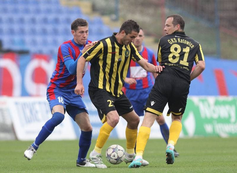 Football. I liga. Polonia Bytom - GKS Katowice. 28.04.2013