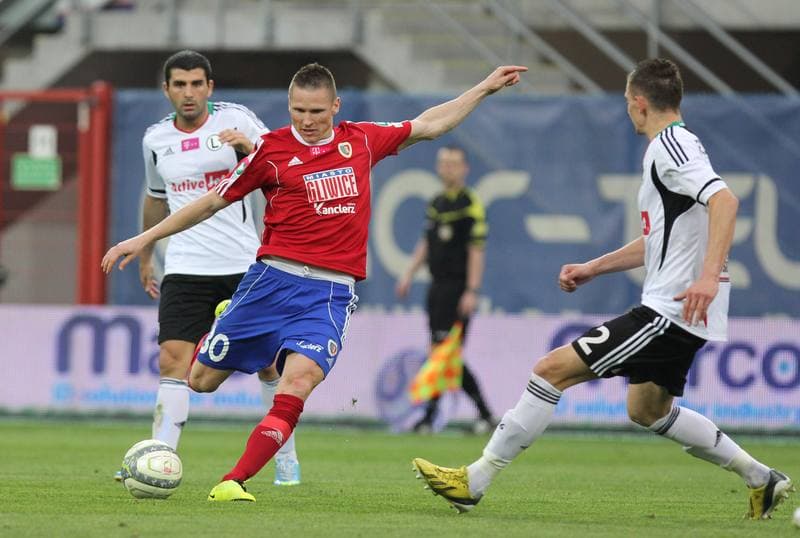 Football. T-Mobile Ekstraklasa. Piast Gliwice - Legia Warsaw. 27.04.2013