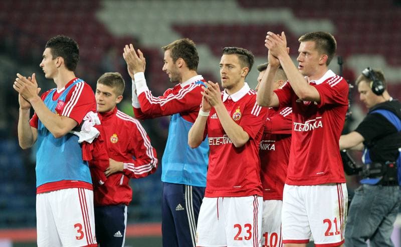 Football. T-Mobile Ekstraklasa. Wisla Krakow - Widzew Lodz. 26.04.2013
