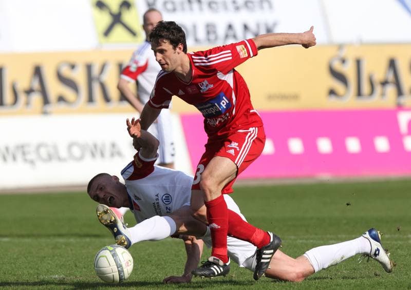 Football. T-Mobile Ekstraklasa. Gornik Zabrze - Podbeskidzie Bielsko-Biala. 27.04.2012
