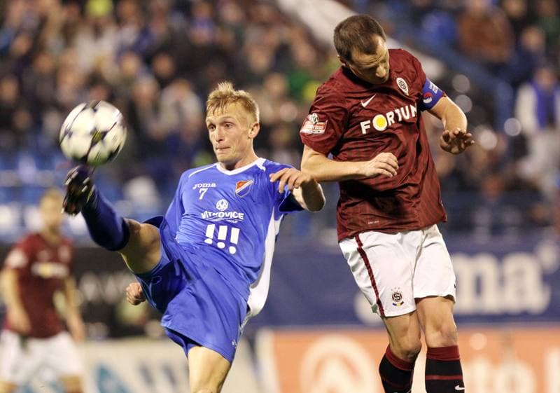 Football. Gambrinus Liga. Banik Ostrava - Sparta Prague. 20.04.2013