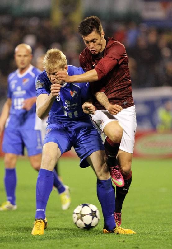 Football. Gambrinus Liga. Banik Ostrava - Sparta Prague. 20.04.2013