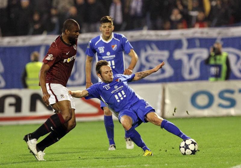 Football. Gambrinus Liga. Banik Ostrava - Sparta Prague. 20.04.2013