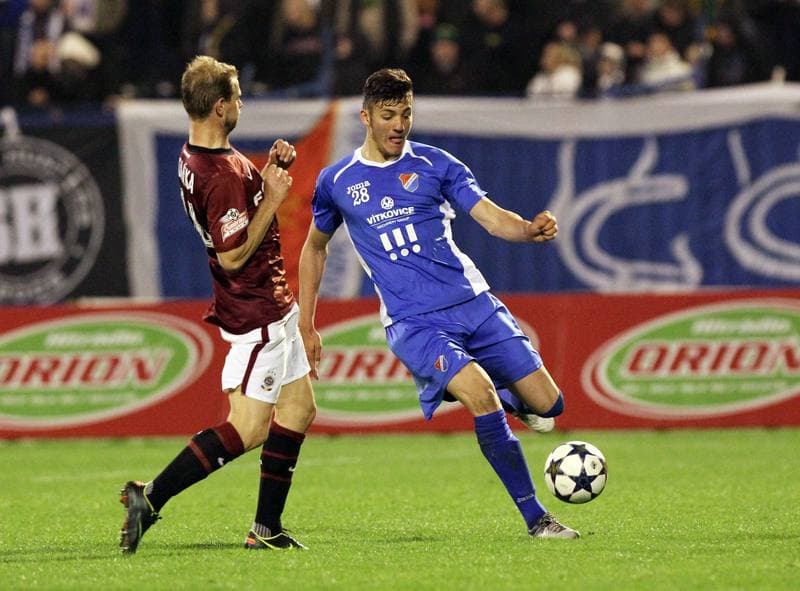 Football. Gambrinus Liga. Banik Ostrava - Sparta Prague. 20.04.2013
