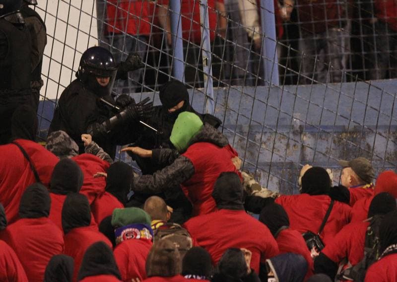 Football. Gambrinus Liga. Banik Ostrava - Sparta Prague. 20.04.2013