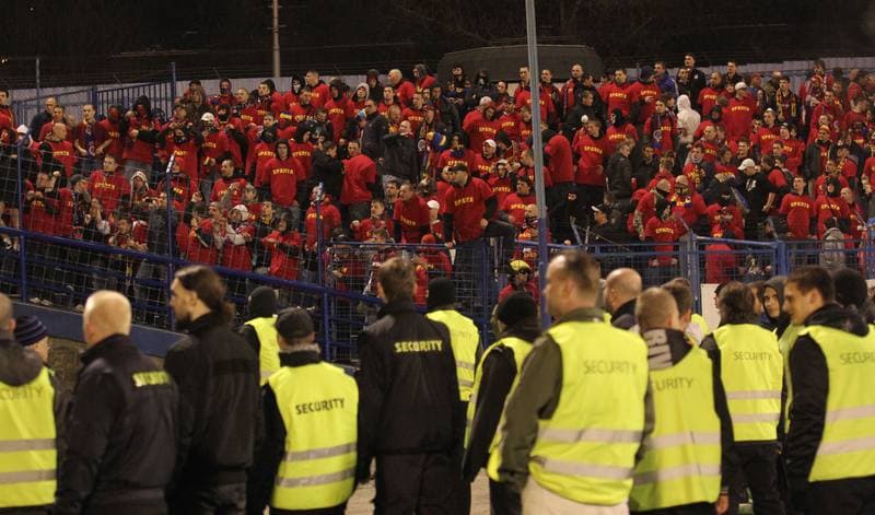 Football. Gambrinus Liga. Banik Ostrava - Sparta Prague. 20.04.2013