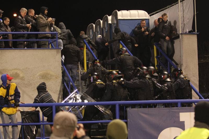Football. Gambrinus Liga. Banik Ostrava - Sparta Prague. 20.04.2013