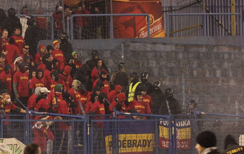 Football. Gambrinus Liga. Banik Ostrava - Sparta Prague. 20.04.2013