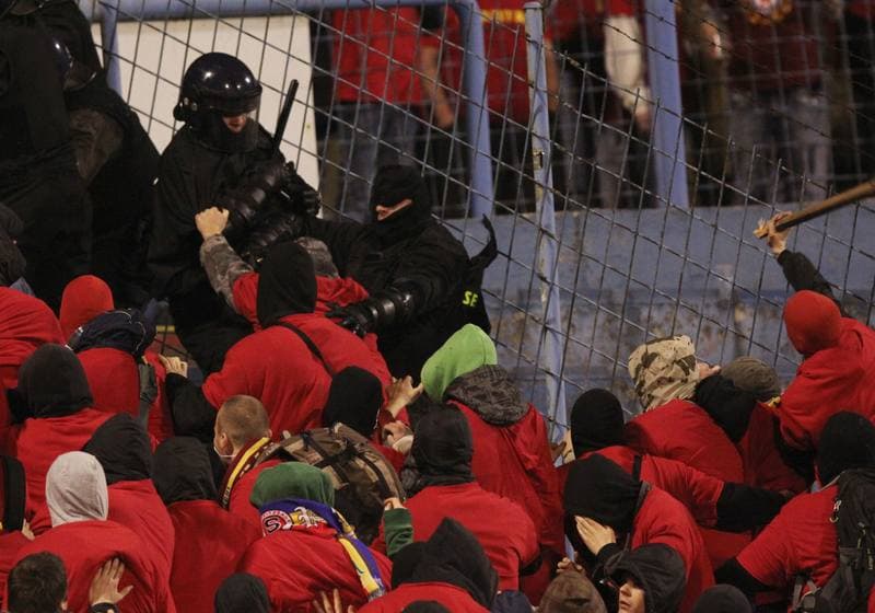 Football. Gambrinus Liga. Banik Ostrava - Sparta Prague. 20.04.2013