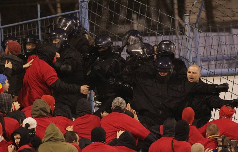 Football. Gambrinus Liga. Banik Ostrava - Sparta Prague. 20.04.2013