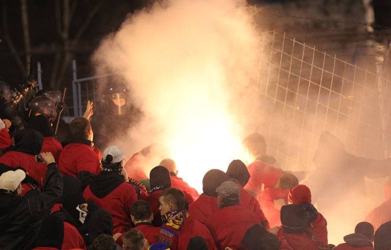 Football. Gambrinus Liga. Banik Ostrava - Sparta Prague. 20.04.2013
