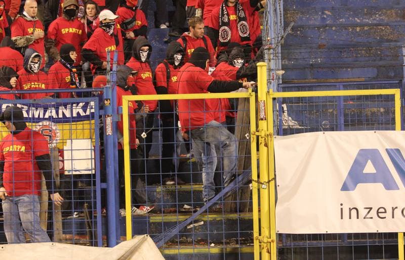Football. Gambrinus Liga. Banik Ostrava - Sparta Prague. 20.04.2013