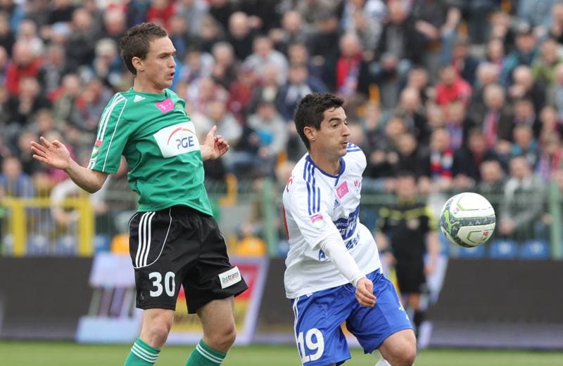 Football. T-Mobile Ekstraklasa. Podbeskidzie Bielsko-Biala - GKS Belchatow. 20.04.2013