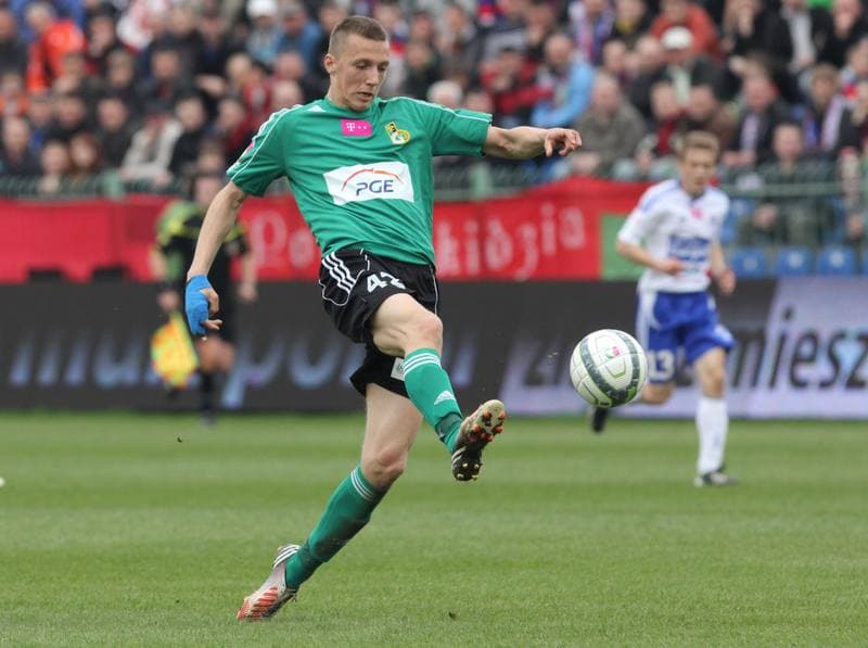 Football. T-Mobile Ekstraklasa. Podbeskidzie Bielsko-Biala - GKS Belchatow. 20.04.2013