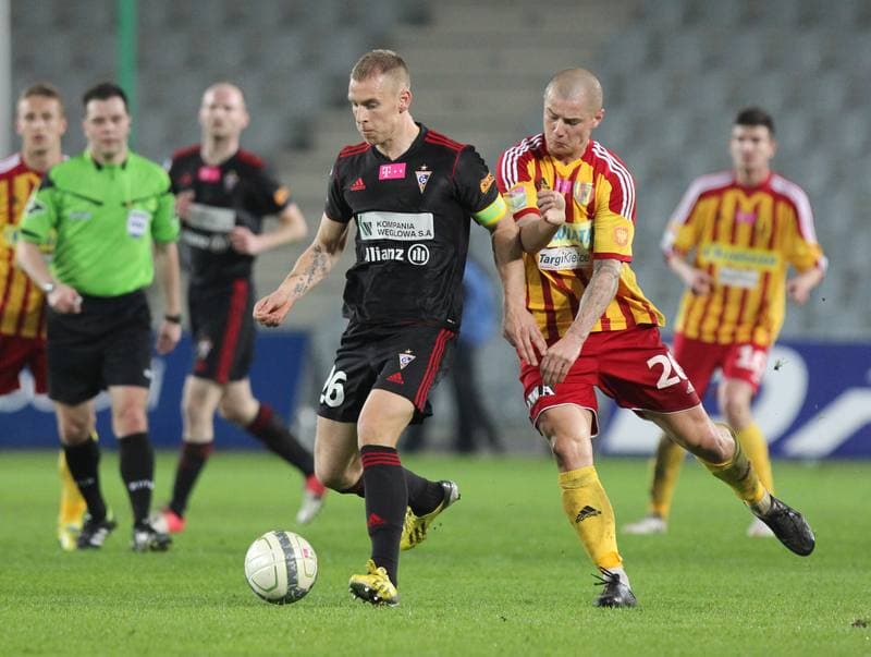 Football. T-Mobile Ekstraklasa. Korona Kielce - Gornik Zabrze. 19.04.2013