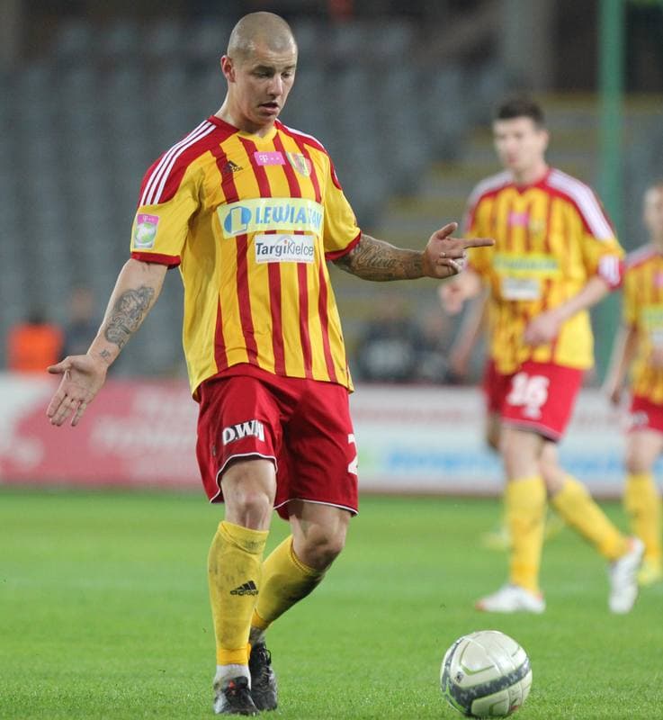Football. T-Mobile Ekstraklasa. Korona Kielce - Gornik Zabrze. 19.04.2013