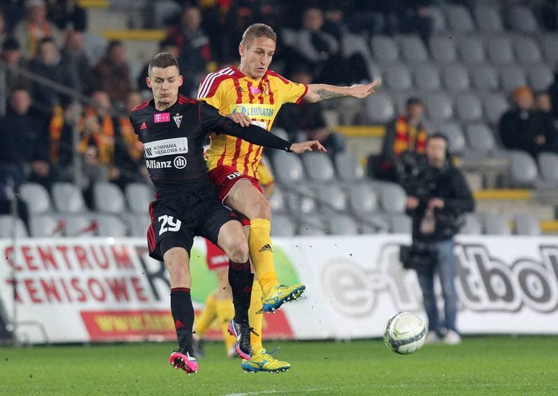 Football. T-Mobile Ekstraklasa. Korona Kielce - Gornik Zabrze. 19.04.2013