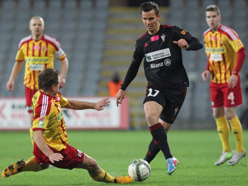 Football. T-Mobile Ekstraklasa. Korona Kielce - Gornik Zabrze. 19.04.2013