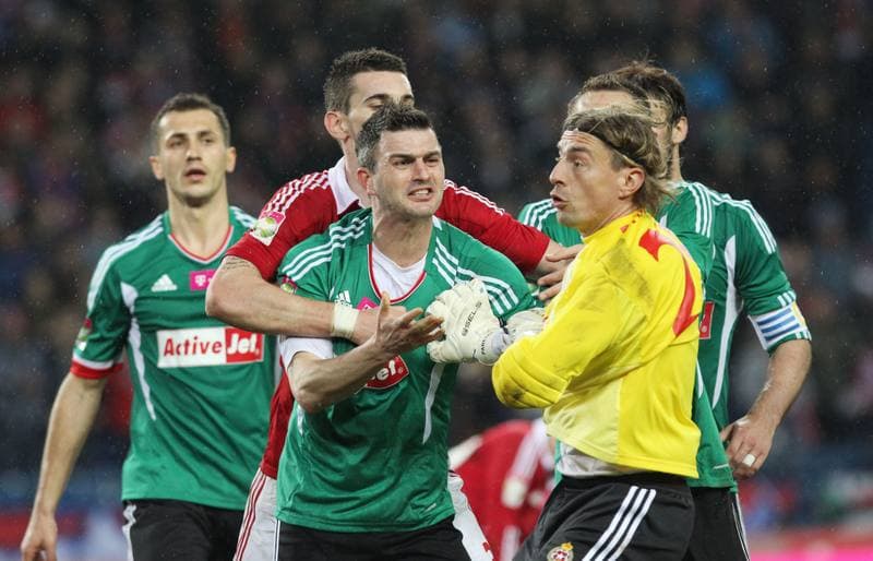 Football. T-mobile Ekstraklasa. Wisla Krakow - Legia Warsaw. 13.04.2013