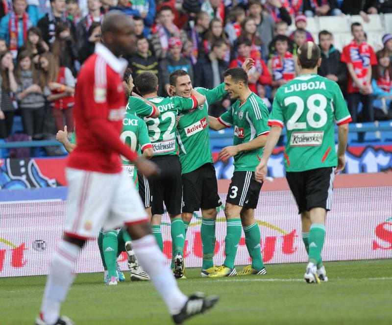 Football. T-mobile Ekstraklasa. Wisla Krakow - Legia Warsaw. 13.04.2013