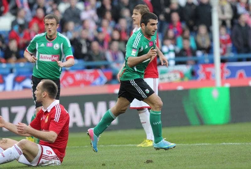 Football. T-mobile Ekstraklasa. Wisla Krakow - Legia Warsaw. 13.04.2013