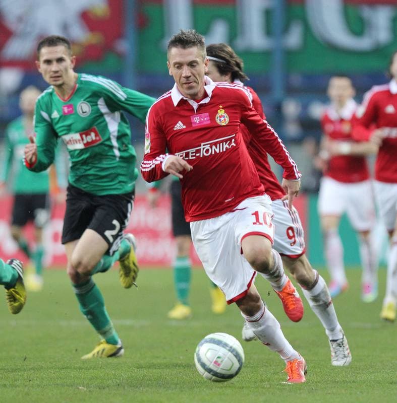 Football. T-mobile Ekstraklasa. Wisla Krakow - Legia Warsaw. 13.04.2013