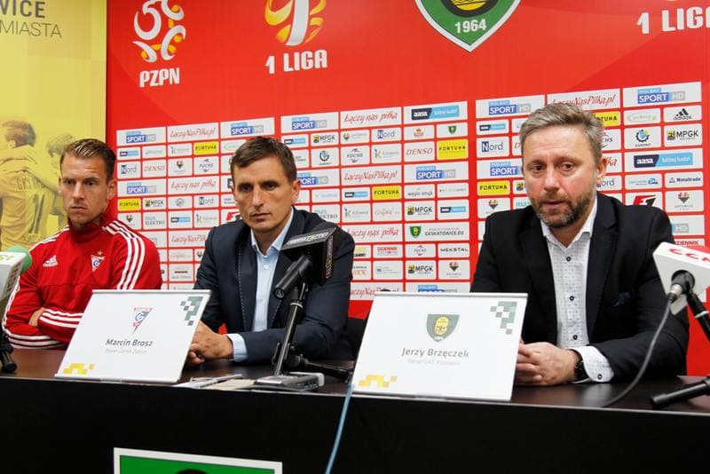 Football. GKS Katowice. Press Conference. 20.10.2016
