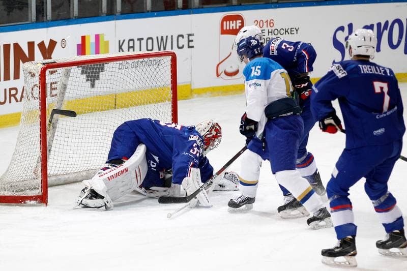 Ice Hockey. EIHC. Kazakhstan - France. 17.12.2015