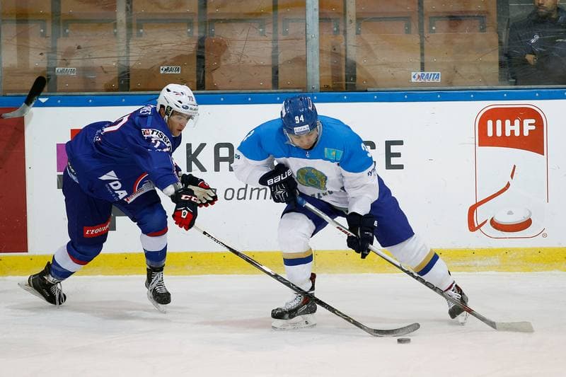 Ice Hockey. EIHC. Kazakhstan - France. 17.12.2015