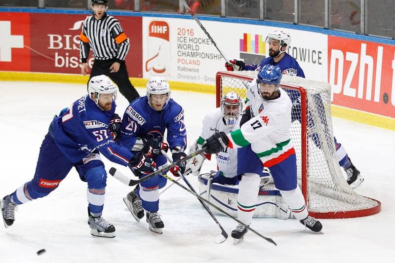 Ice Hockey. EIHC. France - Italy. 18.12.2015