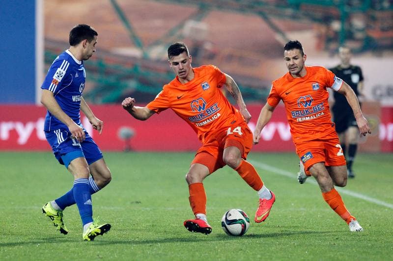 Football. PKO BP Ekstraklasa. Termalica Bruk-Bet Nieciecza - Ruch Chorzow. 19.12.2015