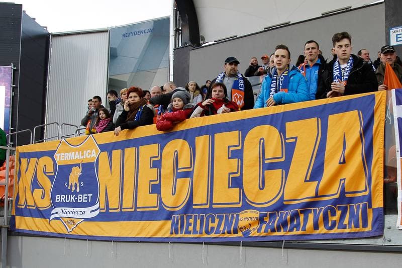 Football. PKO BP Ekstraklasa. Termalica Bruk-Bet Nieciecza - Ruch Chorzow. 19.12.2015