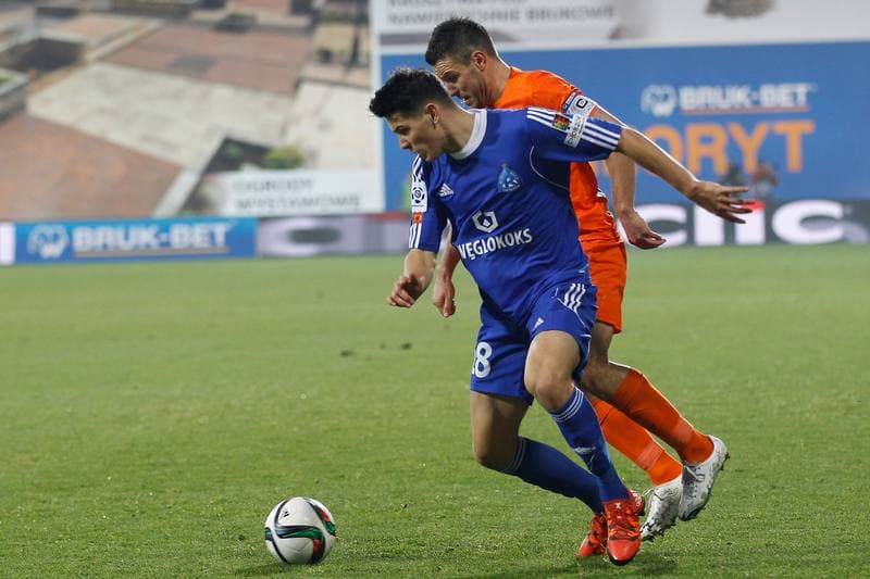 Football. PKO BP Ekstraklasa. Termalica Bruk-Bet Nieciecza - Ruch Chorzow. 19.12.2015