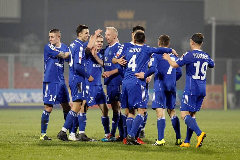 Football. PKO BP Ekstraklasa. Termalica Bruk-Bet Nieciecza - Ruch Chorzow. 19.12.2015