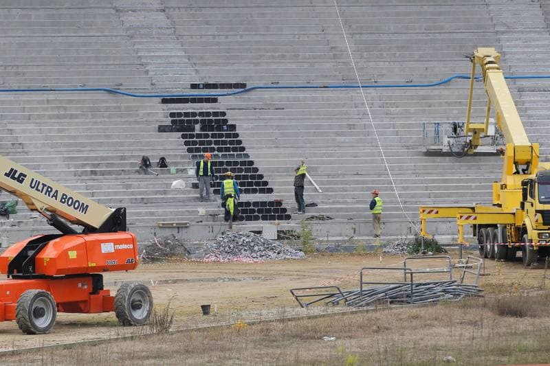 Football. Stadion Slaski. Budowa. 24.10.2016