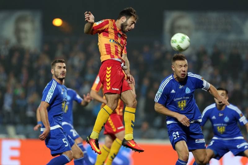 Football. Lotto Ekstraklasa. Ruch Chorzow - Korona Kielce. 24.10.2016