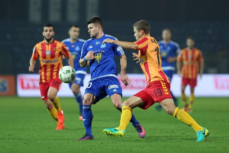 Football. Lotto Ekstraklasa. Ruch Chorzow - Korona Kielce. 24.10.2016