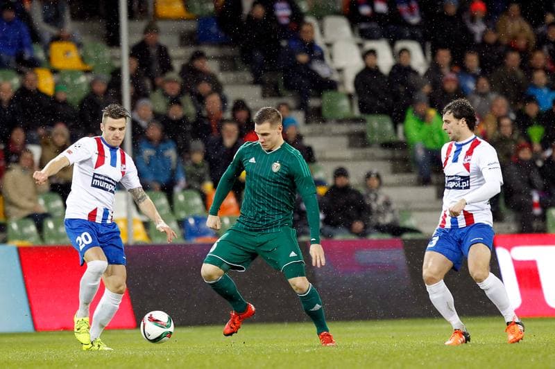 Football. T-Mobile Ekstraklasa. Podbeskidzie Bielsko Biala - Slask Wroclaw. 03.10.2014