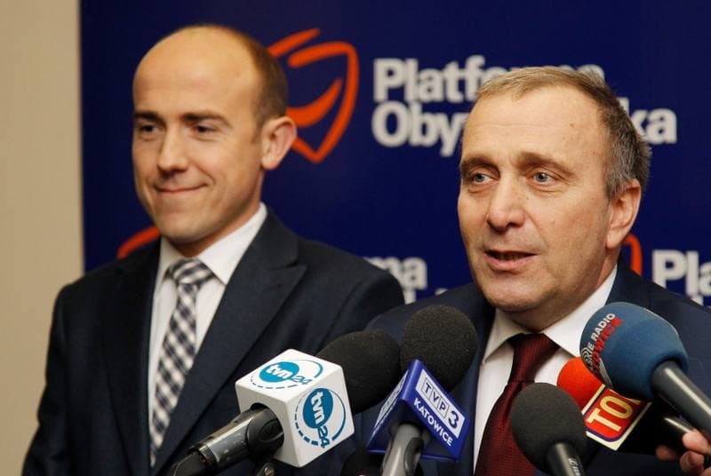 Grzegorz Schetyna. Platforma Obywatelska. Press Conference. 04.01.2016