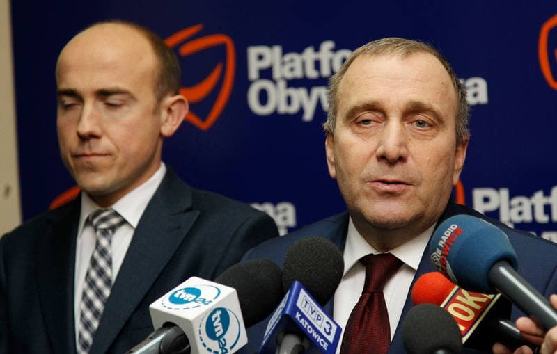 Grzegorz Schetyna. Platforma Obywatelska. Press Conference. 04.01.2016