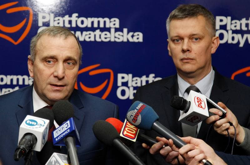 Grzegorz Schetyna. Platforma Obywatelska. Press Conference. 04.01.2016