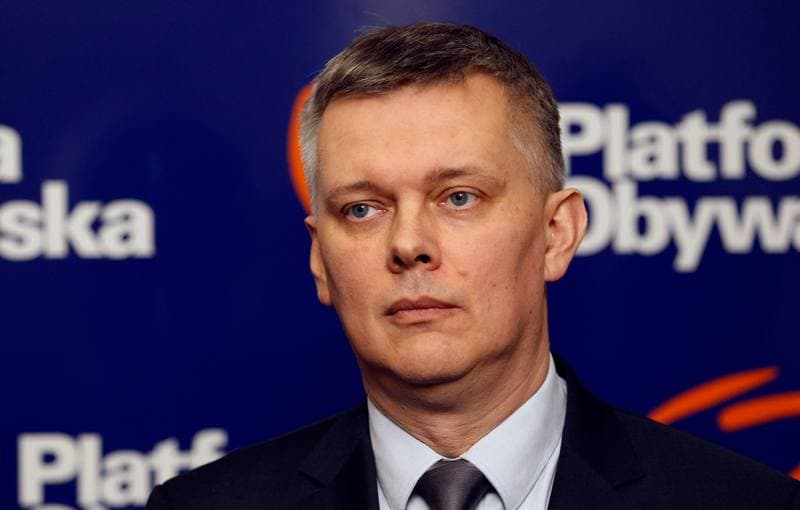Grzegorz Schetyna. Platforma Obywatelska. Press Conference. 04.01.2016