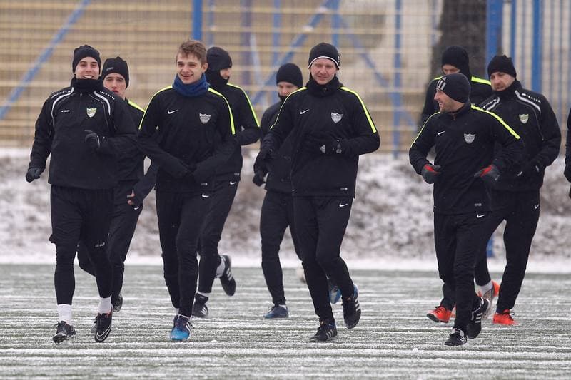 Football. Rozwoj Katowice. Training. 05.01.2016