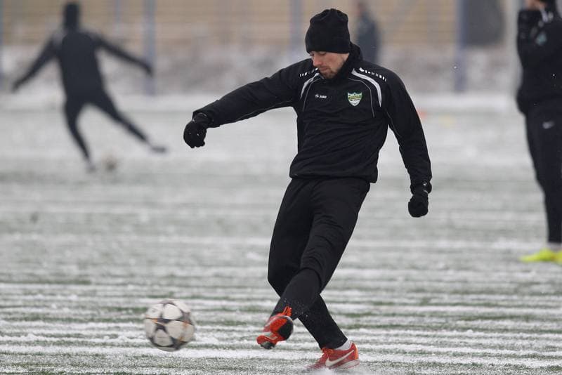Football. Rozwoj Katowice. Training. 05.01.2016