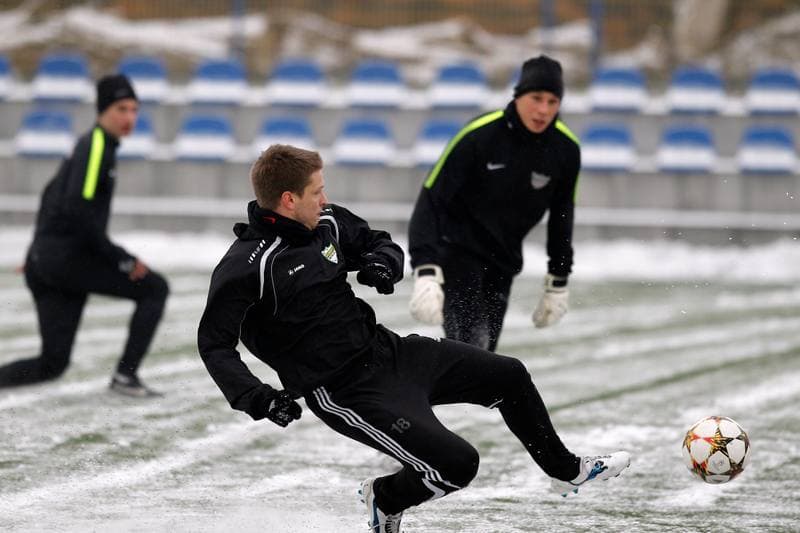 Football. Rozwoj Katowice. Training. 05.01.2016