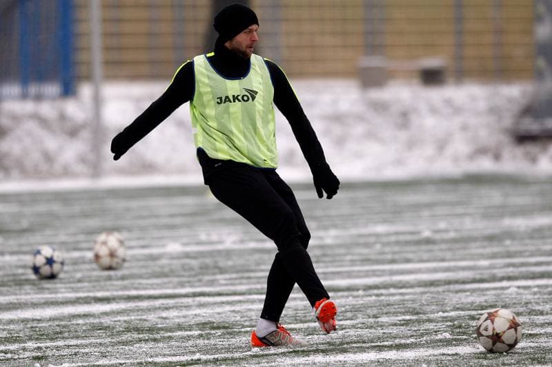 Football. Rozwoj Katowice. Training. 05.01.2016
