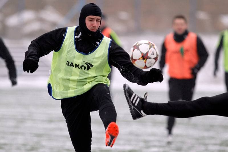 Football. Rozwoj Katowice. Training. 05.01.2016