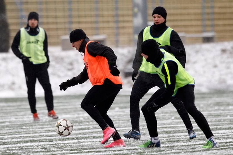 Football. Rozwoj Katowice. Training. 05.01.2016
