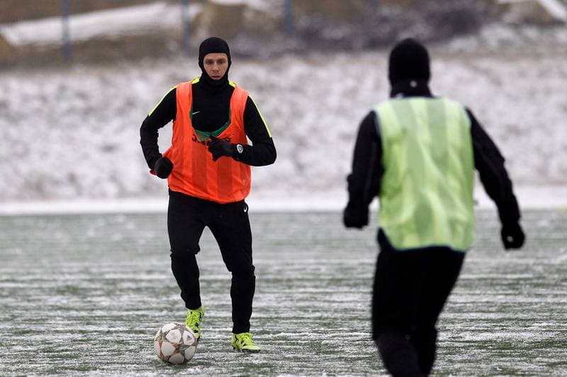Football. Rozwoj Katowice. Training. 05.01.2016